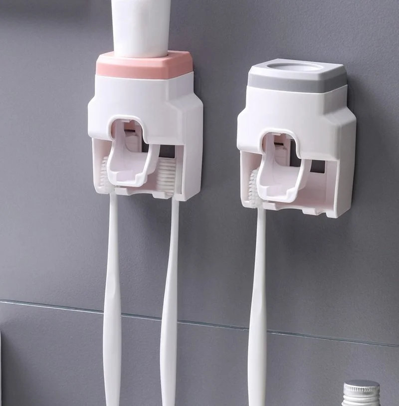 2 in 1 Wall Mount Automatic Toothpaste Dispenser Bathroom Accessories Waterproof Lazy Toothpaste Squeezer Toothbrush Holder
2 in 1 Wall Mount Automatic Toothpaste Dispenser Bathroom Accessories Waterproof Lazy Toothpaste Squeezer Toothbrush Holder