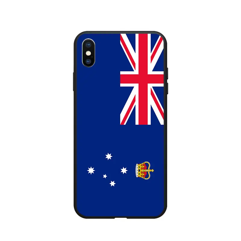 Чехлы для телефонов из мягкого ТПУ с изображением флага штата викторианской воды