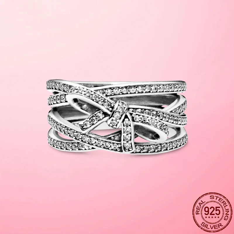 Female Bow Rings 2021 New 925 Sterling Silver Sparkling & Polished Finger Ring for Women Wedding Engagement Fine Jewelry Gift
Female Bow Rings 2021 New 925 Sterling Silver Sparkling & Polished Finger Ring for Women Wedding Engagement Fine Jewelry Gift
