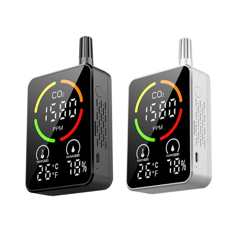 Infrared Air quality monitor Tester Intelligent Alarm Carbon Dioxide Detector CO2 Meter sensor
Infrared Air quality monitor Tester Intelligent Alarm Carbon Dioxide Detector CO2 Meter sensor
