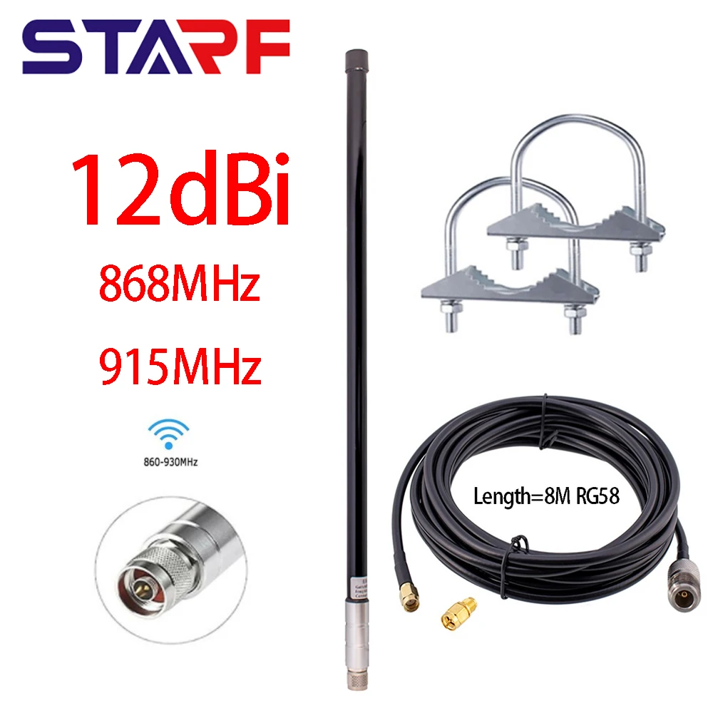Helium Miner 868mhz Antenna 915mhz Lora Wan Antenna RAK Bobcat Mining Hotspot Lorawan Antenna 12dBi 8M Omni Fiberglass Aerial
Helium Miner 868mhz Antenna 915mhz Lora Wan Antenna RAK Bobcat Mining Hotspot Lorawan Antenna 12dBi 8M Omni Fiberglass Aerial