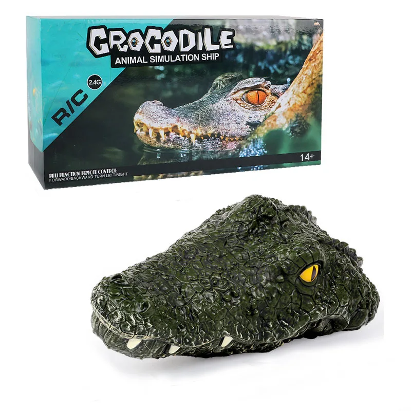 Rc crocodile Boat 2.4G 15km/h Remote Control Waterproof Cover Design Anti-collision Protection Design Speedboat Drive Spoof Toy
Rc crocodile Boat 2.4G 15km/h Remote Control Waterproof Cover Design Anti-collision Protection Design Speedboat Drive Spoof Toy