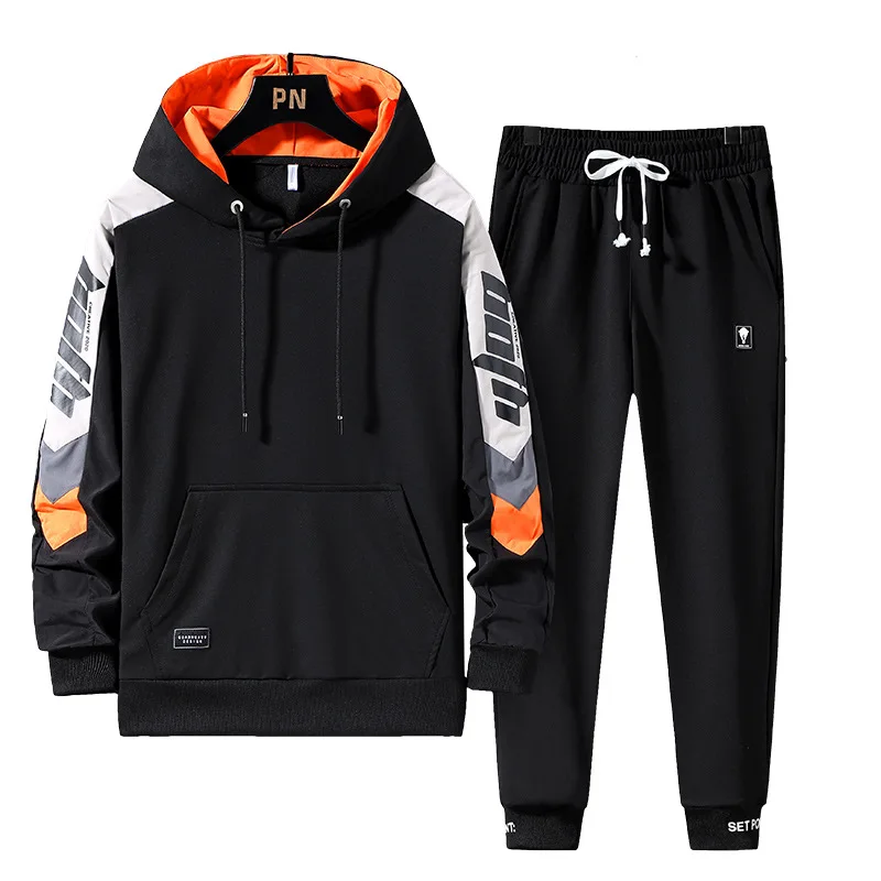 Men's Casual Sports Suit 2021 Autumn Winter Men Hooded Sweater Jacket + Trousers Fashion Two Pieces Set Men's Clothing Plus Size
Men's Casual Sports Suit 2021 Autumn Winter Men Hooded Sweater Jacket + Trousers Fashion Two Pieces Set Men's Clothing Plus Size
