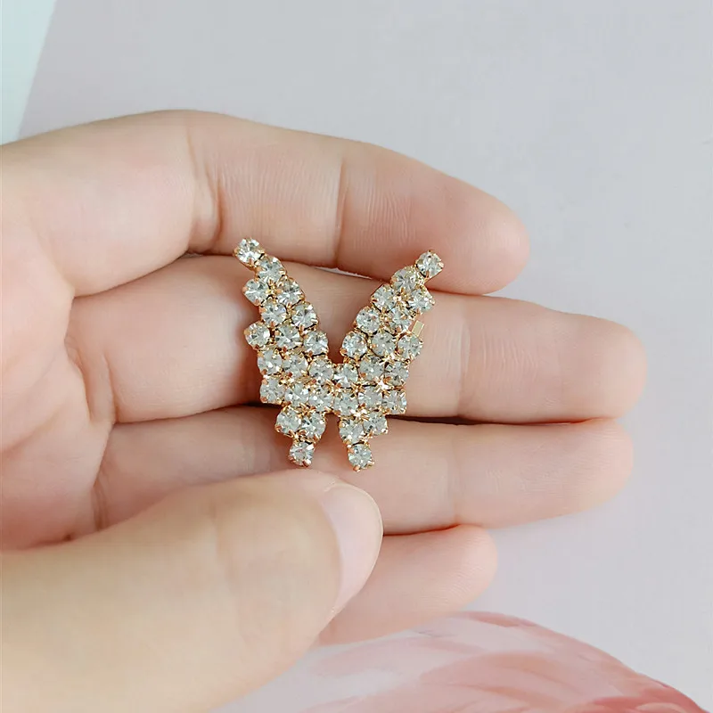 20pcs/lot 24*26mm lovely bling Charm butterfly with Rhinestone pendant necklace bracelet hair accessories jewelry accessories
20pcs/lot 24*26mm lovely bling Charm butterfly with Rhinestone pendant necklace bracelet hair accessories jewelry accessories