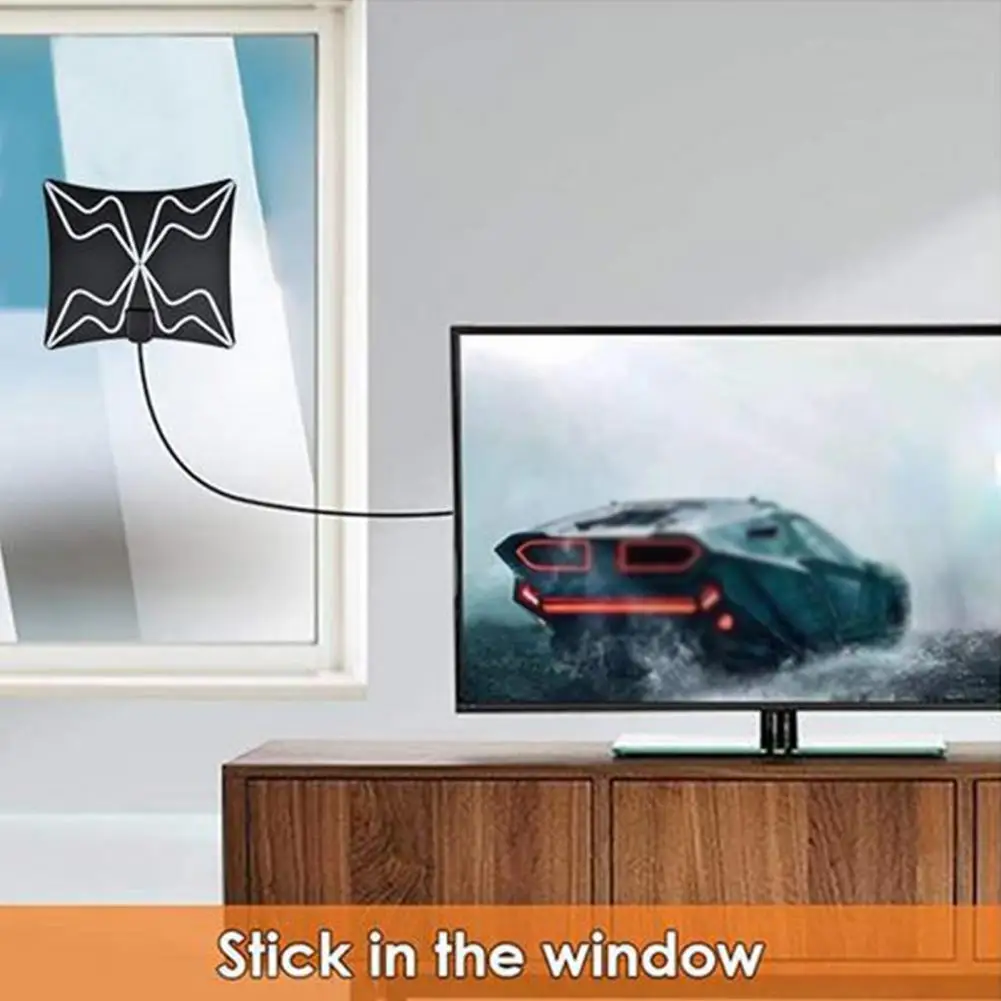 2000 Miles Range Durable 2000 Miles High Clarity Amplified Antenna Black Digital TV Antenna Wide Compatibility for Wall
2000 Miles Range Durable 2000 Miles High Clarity Amplified Antenna Black Digital TV Antenna Wide Compatibility for Wall