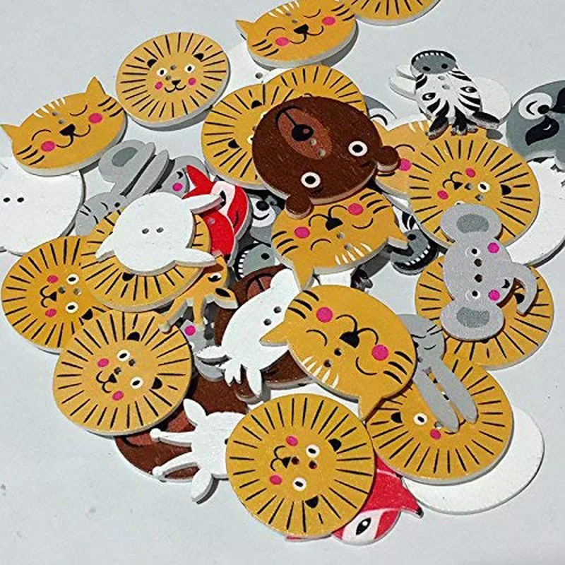 50pcs Mixed Animals 2Hole Wooden Buttons for Scrapbooking Crafts DIY Baby Children Clothing Sewing Accessories Button Decoration
50pcs Mixed Animals 2Hole Wooden Buttons for Scrapbooking Crafts DIY Baby Children Clothing Sewing Accessories Button Decoration