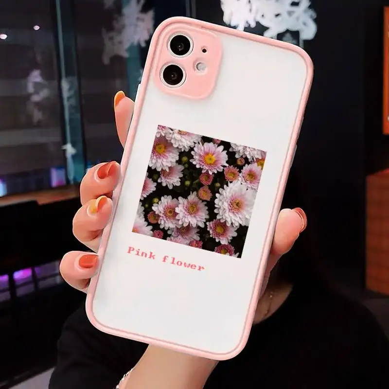 Flower Summer Pink Phone Case For iPhone 12 11 Mini Pro XR XS Max 7 8 Plus X Matte transparent Pink Back Cover
Flower Summer Pink Phone Case For iPhone 12 11 Mini Pro XR XS Max 7 8 Plus X Matte transparent Pink Back Cover