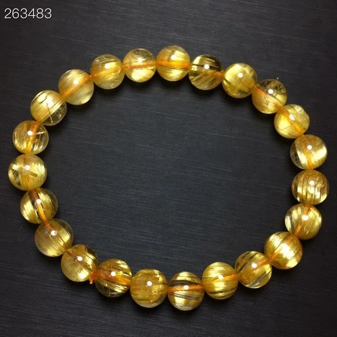8mm Brazil Natural Gold Rutilated Quartz Bracelet Clear Round Beads Women Men Fashion Big Size Bead Wealthy Stone AAAAAAA
8mm Brazil Natural Gold Rutilated Quartz Bracelet Clear Round Beads Women Men Fashion Big Size Bead Wealthy Stone AAAAAAA