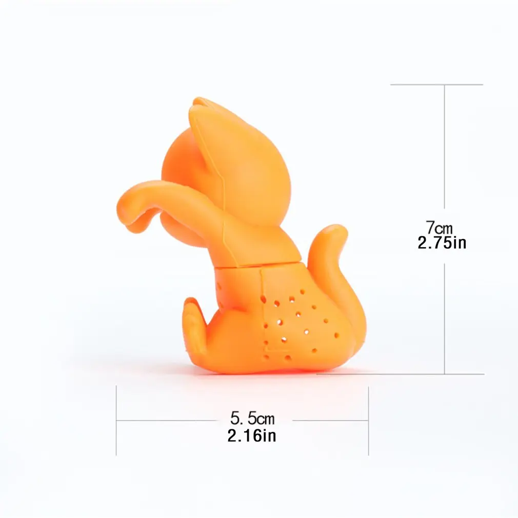 Tea Bag Food Grade Leaf Herbal Spice Filter Tea Strainers Creative Filter Loose Silicone Diffuser Lucky Cat
Tea Bag Food Grade Leaf Herbal Spice Filter Tea Strainers Creative Filter Loose Silicone Diffuser Lucky Cat