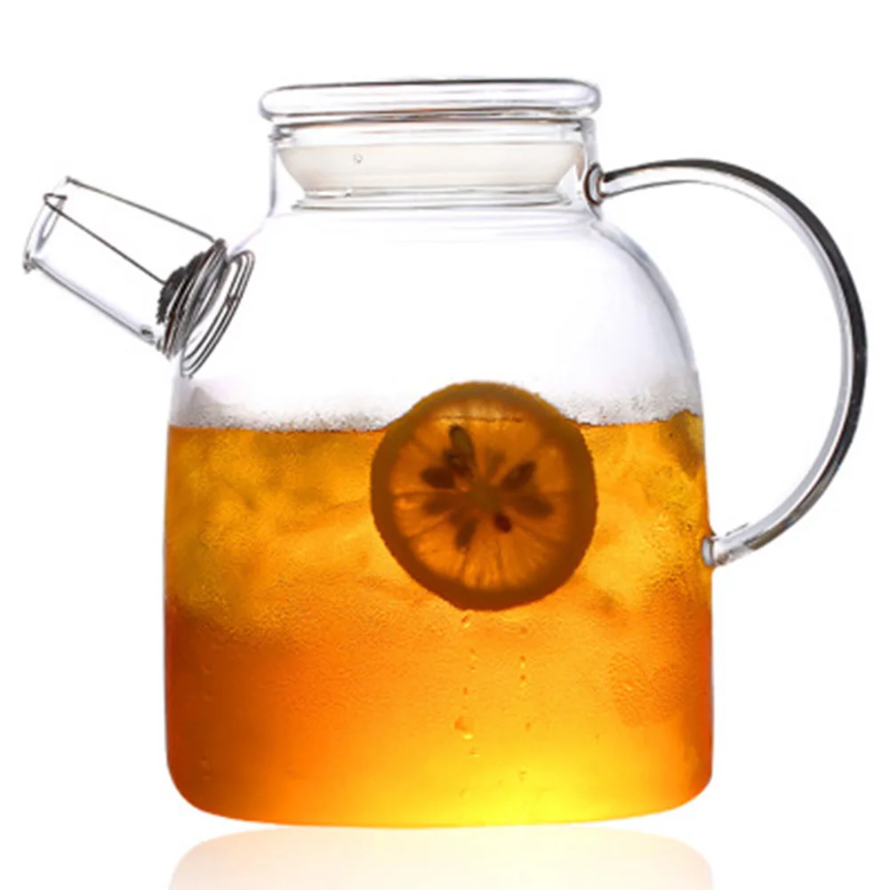 1000ml/1600ml Glass Kettle Water Jug Heat Resistant Teapots with Transparent Lid Home Office BENL889
1000ml/1600ml Glass Kettle Water Jug Heat Resistant Teapots with Transparent Lid Home Office BENL889