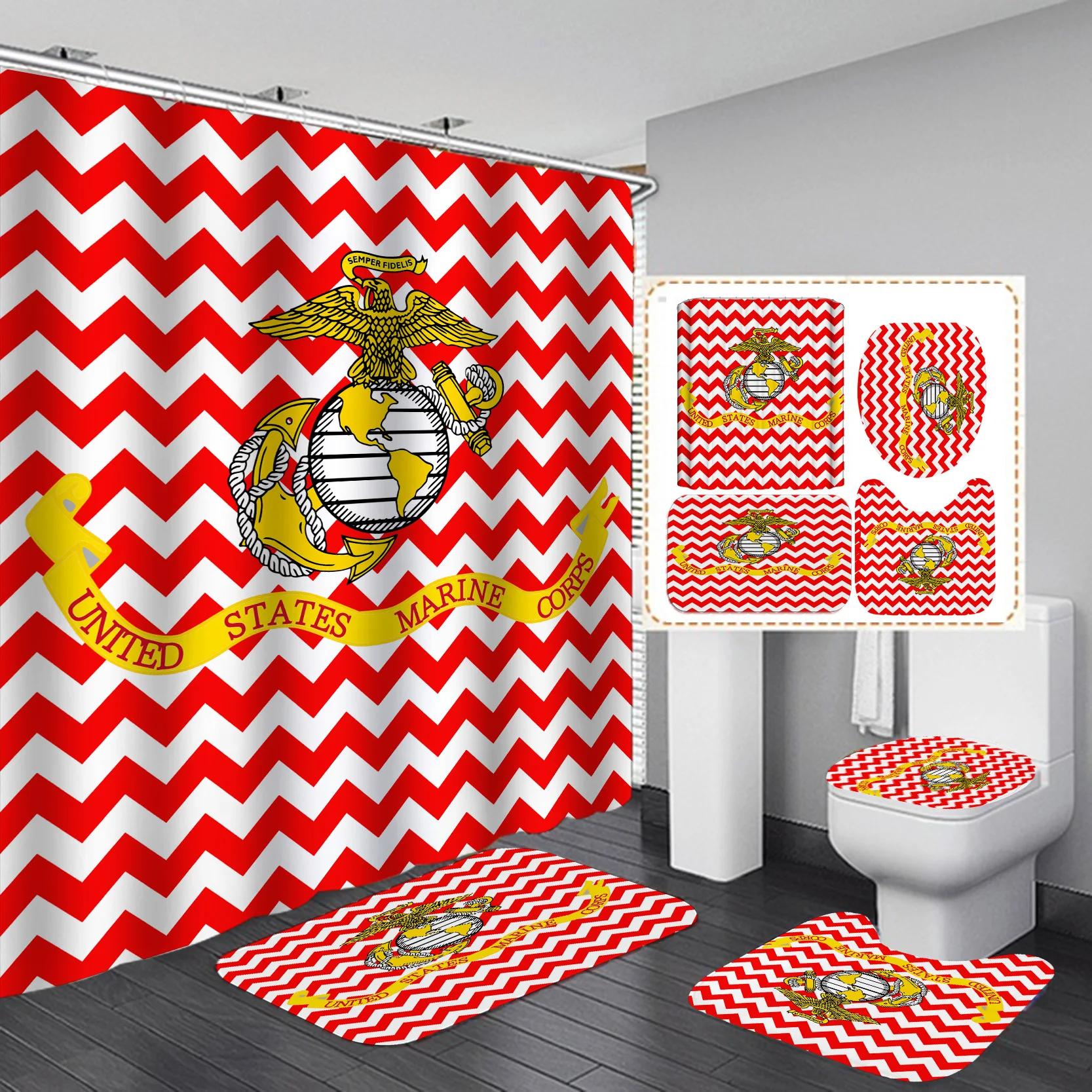 Color Stripe Wall Curtain Waterproof Shower Curtains Polyester Washable Home Decoration Curtain with Hook
Color Stripe Wall Curtain Waterproof Shower Curtains Polyester Washable Home Decoration Curtain with Hook