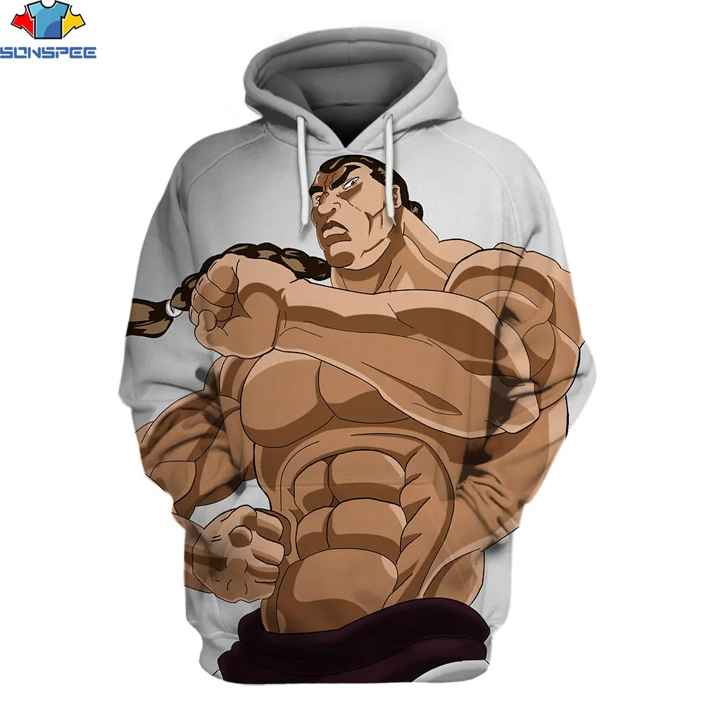 SONSPEE Anime Baki The Grappler Men's Men's/Women's New Fashion and Cool 3D Printing Hoodie Style Streetwear Tops Direct Sales
SONSPEE Anime Baki The Grappler Men's Men's/Women's New Fashion and Cool 3D Printing Hoodie Style Streetwear Tops Direct Sales