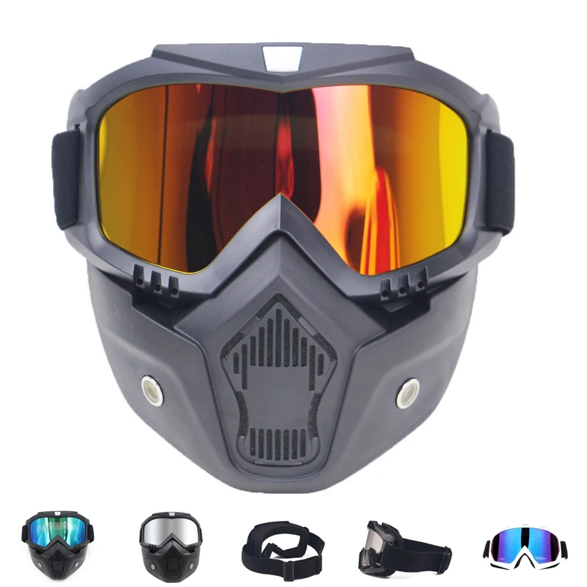 Men Women Ski Snowboard Mask Snowmobile Skiing Goggles Windproof Motocross Protective Glasses Safety Goggles with Mouth Filter
Men Women Ski Snowboard Mask Snowmobile Skiing Goggles Windproof Motocross Protective Glasses Safety Goggles with Mouth Filter