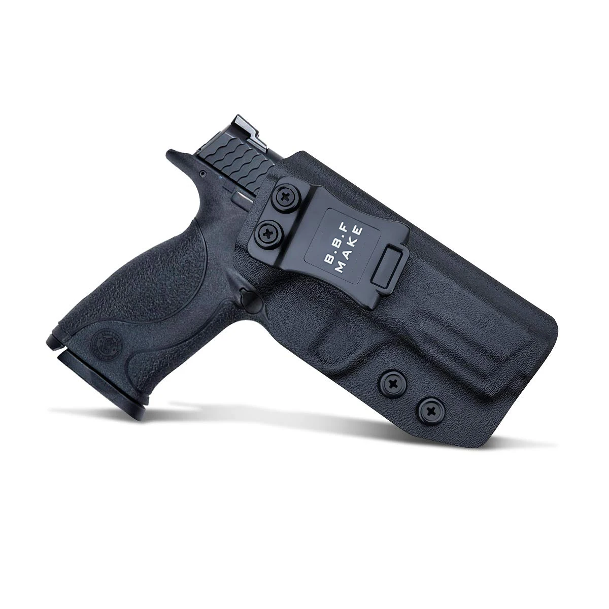 

BBF Make M&P 40 Holster IWB Kydex Holster Custom Fit: Smith & Wesson M&P .40 4"/4.25" Pistol - Inside Waistband Concealed Carry