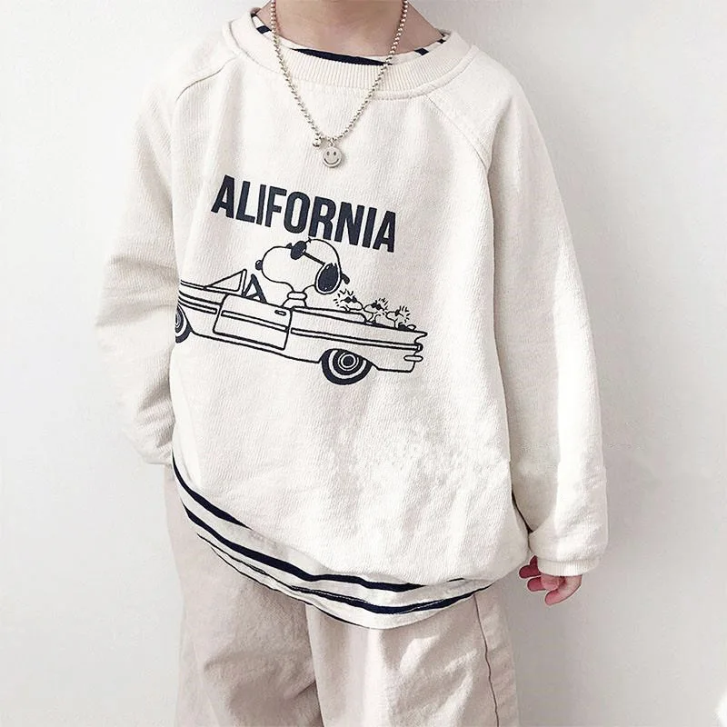 Autumn / winter 2020 Korean parent-child clothes new Korean casual foreign style printed pattern loose and versatile sweater t
Autumn / winter 2020 Korean parent-child clothes new Korean casual foreign style printed pattern loose and versatile sweater t