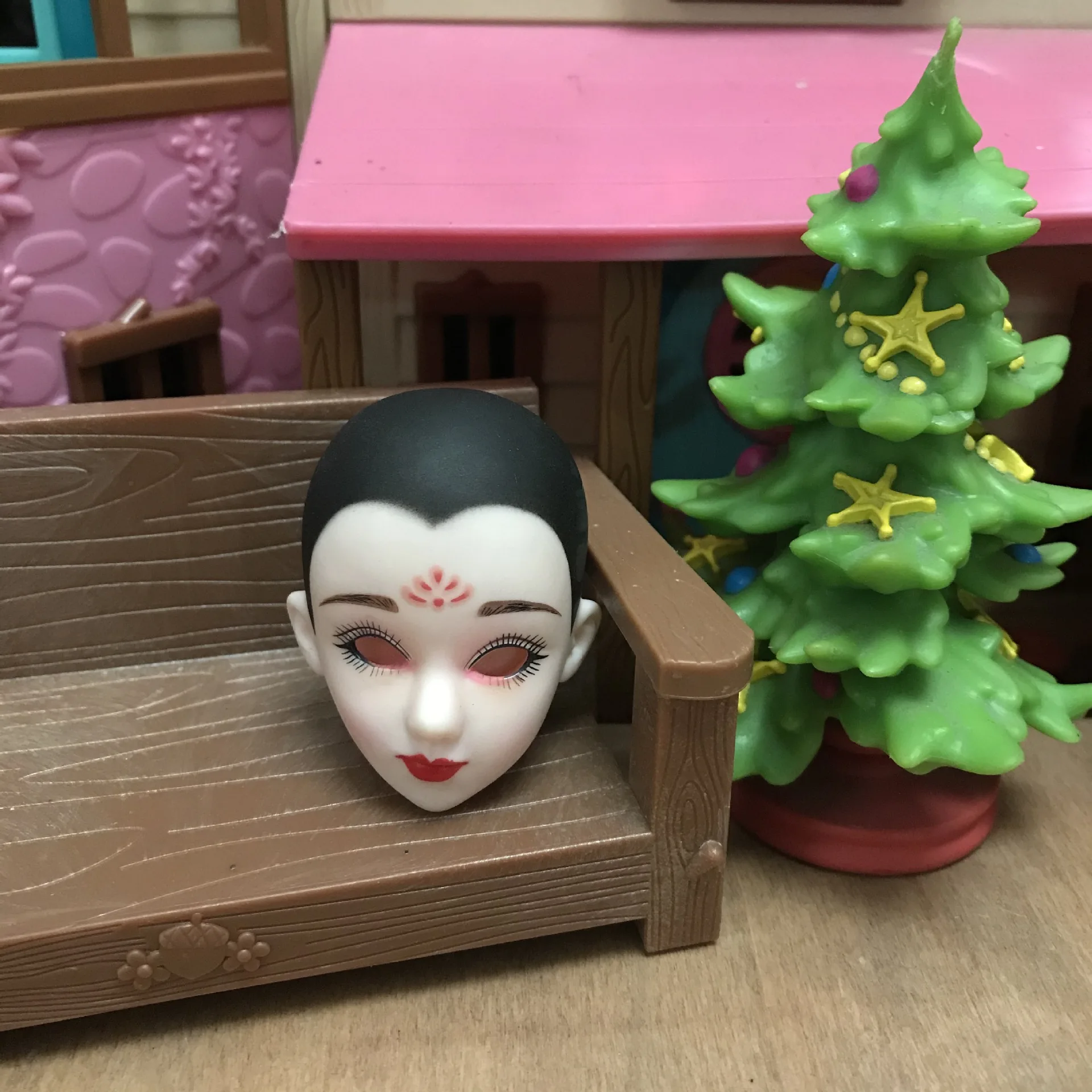 DBS 1/6 bjd bald head doll DIY accessories no eyes Chinese face costume Change makeup toys
DBS 1/6 bjd bald head doll DIY accessories no eyes Chinese face costume Change makeup toys