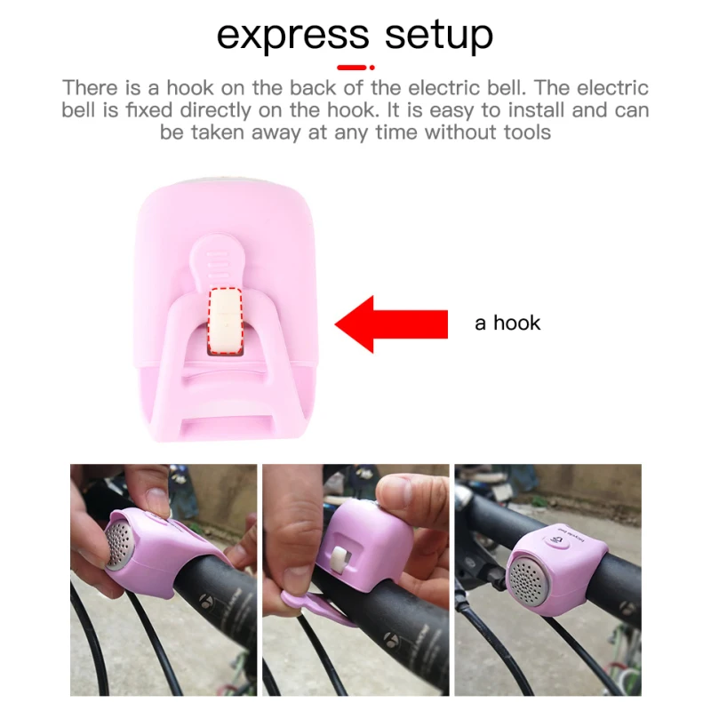 120db Electronic Bell Cycling Bell Ring Metal Horn Bicycle Bell Loud Handle Bar Ring Warning Alarm Bell Bike Accessories
120db Electronic Bell Cycling Bell Ring Metal Horn Bicycle Bell Loud Handle Bar Ring Warning Alarm Bell Bike Accessories