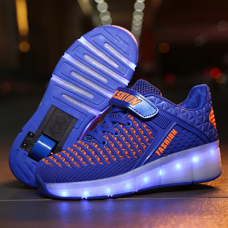 Red Pink Blue USB Charging Fashion Girls Boys LED Light Roller Skate Shoes For Children Kids Sneakers With Wheels One wheels
Red Pink Blue USB Charging Fashion Girls Boys LED Light Roller Skate Shoes For Children Kids Sneakers With Wheels One wheels