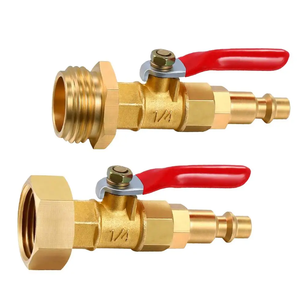 1/4 Inch And 3/4 Inch Brass Ball Valve - Heavy Duty Shut Off Valve Lead Free Full Port 1/4 Inch And 3/4 Inch Male And Female NP
1/4 Inch And 3/4 Inch Brass Ball Valve - Heavy Duty Shut Off Valve Lead Free Full Port 1/4 Inch And 3/4 Inch Male And Female NP