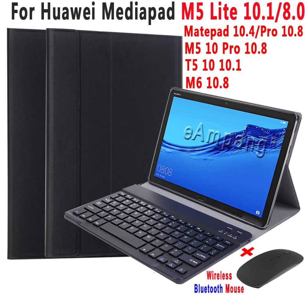 Чехол для клавиатуры с беспроводной мышью для планшетов Huawei Mediapad T5 10 M5 lite 10,1 8 M5 10 Pro M6 10,8 Matepad 10,4 Pro 10,8
Чехол для клавиатуры с беспроводной мышью для планшетов Huawei Mediapad T5 10 M5 lite 10,1 8 M5 10 Pro M6 10,8 Matepad 10,4 Pro 10,8