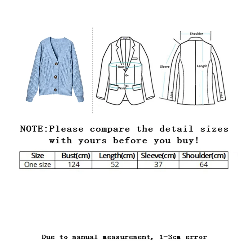 Vangull Knit Sweater Women Autumn 2020 Female Casual Long Sleeve Button Cardigan Knitted Sweaters Coat Femme Winter Warm Clothes
Vangull Knit Sweater Women Autumn 2020 Female Casual Long Sleeve Button Cardigan Knitted Sweaters Coat Femme Winter Warm Clothes
