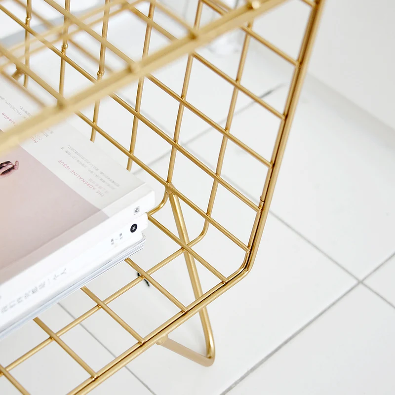 Light Luxury Iron Shelf Magazine Bedroom Bedside Table Floor Shelf Bookshelf Bathroom Storage Rack
Light Luxury Iron Shelf Magazine Bedroom Bedside Table Floor Shelf Bookshelf Bathroom Storage Rack
