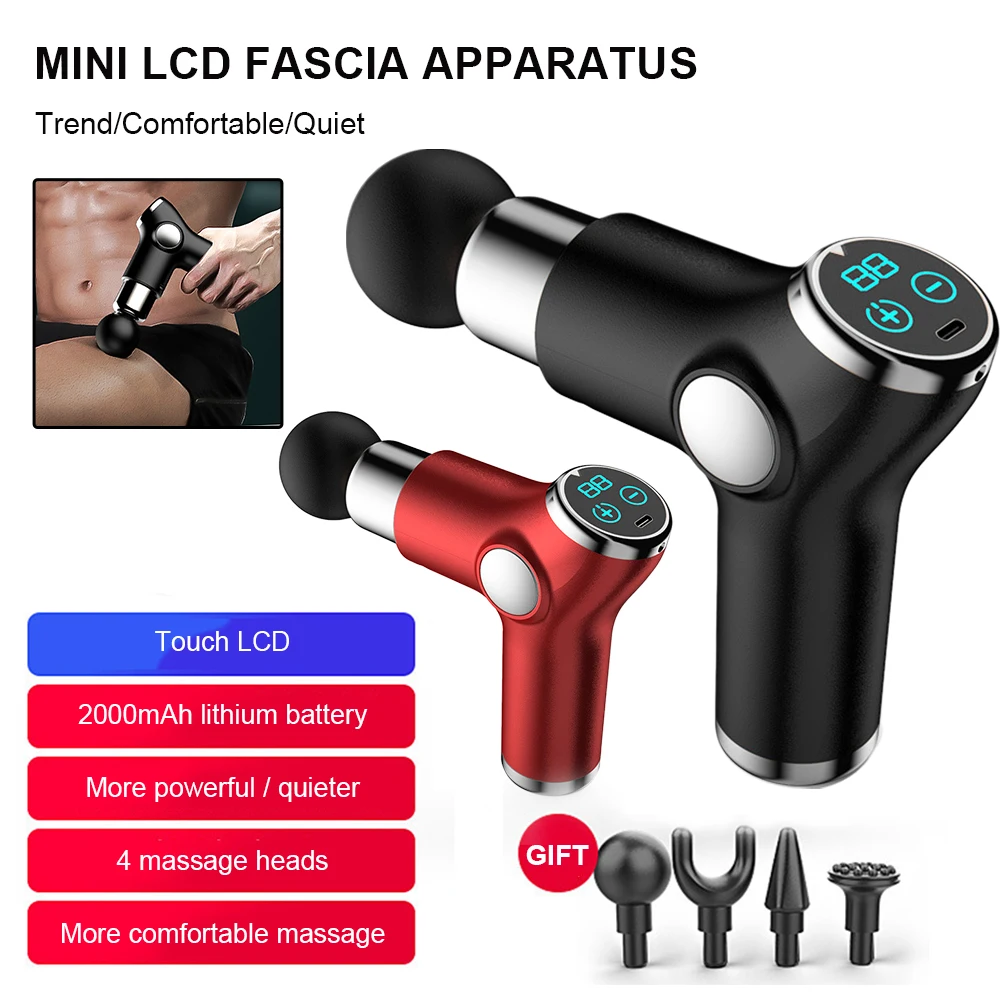 Massage Gun 32-Gear Portable Rechargeable Electric Massager with LED Display 4 Massage Heads for Muscle Relaxation Pain Relief
Massage Gun 32-Gear Portable Rechargeable Electric Massager with LED Display 4 Massage Heads for Muscle Relaxation Pain Relief