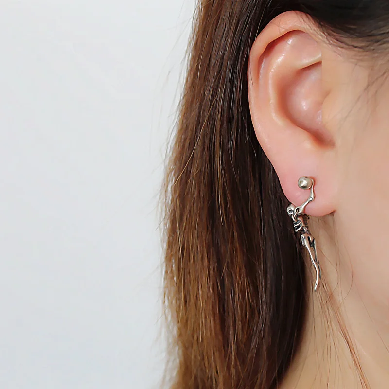 HelloLook 925 Sterling Silver Handmade Vintage Skeleton Skull Dangle Earrings Long Earring For Men Women Jewelry Party Gifts
HelloLook 925 Sterling Silver Handmade Vintage Skeleton Skull Dangle Earrings Long Earring For Men Women Jewelry Party Gifts