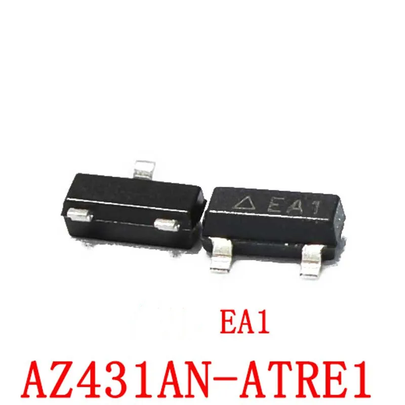 10 шт./лот SMD Triode SOT23 AZ431 AZ431AN-ATRE1 Шелковый экран EA1 Регулируемый точный шунт