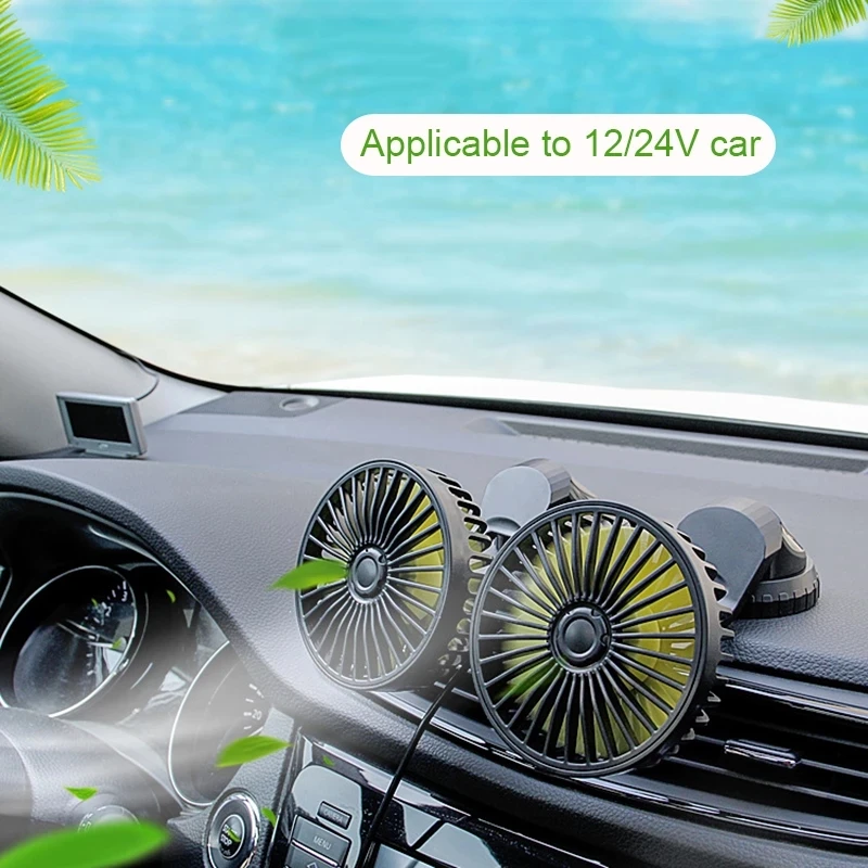 Soodacho Car Cooling Fan Portable Auto Electric Fan Cool 5V USB Mini Double Auto Cooler Fan Universal 12V 24V Dual Head Cars Fan
Soodacho Car Cooling Fan Portable Auto Electric Fan Cool 5V USB Mini Double Auto Cooler Fan Universal 12V 24V Dual Head Cars Fan