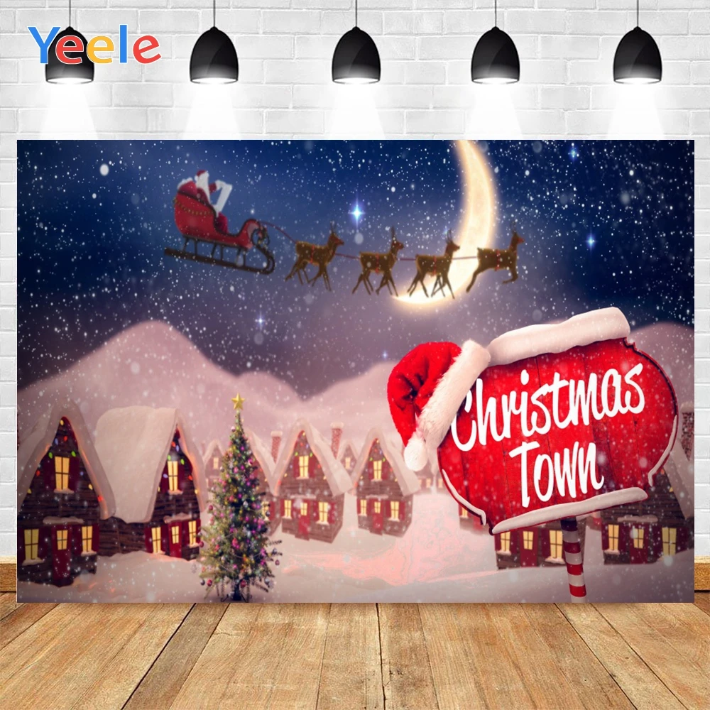 Yeele Merry Christmas Outdoor Snow Trees Moon Stars Mailbox Background Photophone Photography Backdrop for Decor Customized Size
Yeele Merry Christmas Outdoor Snow Trees Moon Stars Mailbox Background Photophone Photography Backdrop for Decor Customized Size