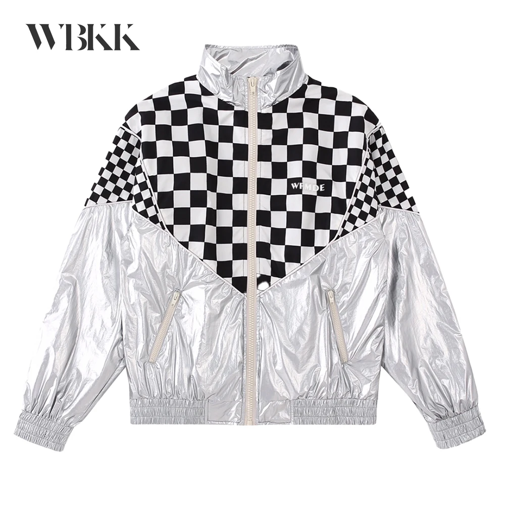 WFBKK 21SS C НОВЫЙ свободный жакет-блузон серебристого цвета с принтом в клетку # wfmd2319
WFBKK 21SS C НОВЫЙ свободный жакет-блузон серебристого цвета с принтом в клетку # wfmd2319