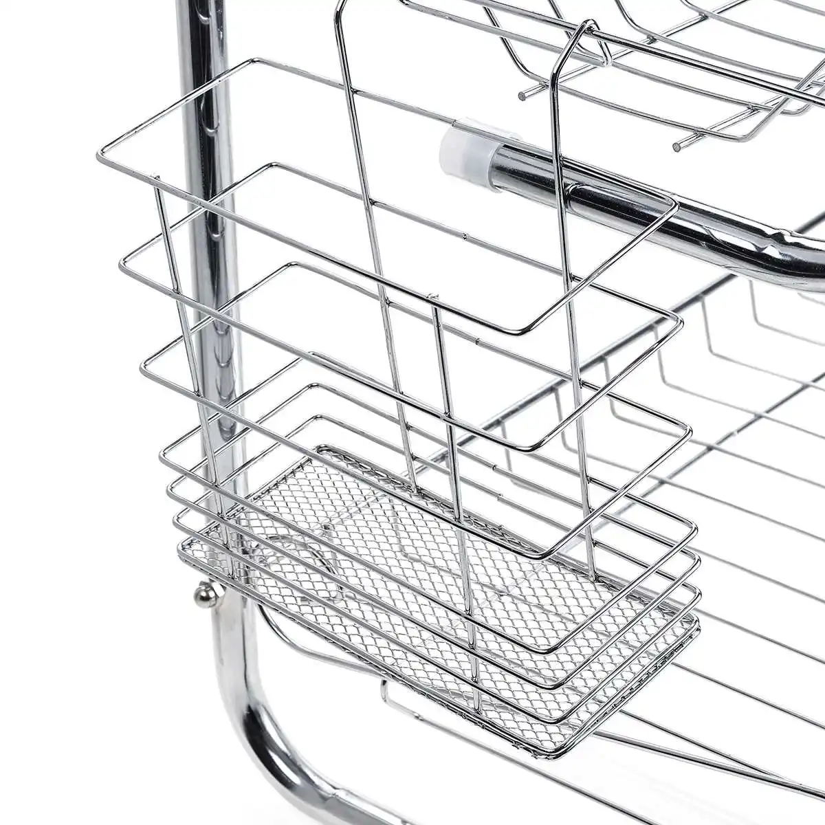 2 Tier Kitchen Stainless Steel Dish Sink Drain Rack Kitchen Organizer Shelf Drying Rack Storage Countertop Utensils Holder
2 Tier Kitchen Stainless Steel Dish Sink Drain Rack Kitchen Organizer Shelf Drying Rack Storage Countertop Utensils Holder