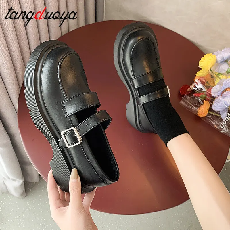 platform lolita mary jane Shoes Female British Style 2021 Thick-soled Casual Loafers pu Leather Fashion Shoes Girls Ladies Shoes
platform lolita mary jane Shoes Female British Style 2021 Thick-soled Casual Loafers pu Leather Fashion Shoes Girls Ladies Shoes