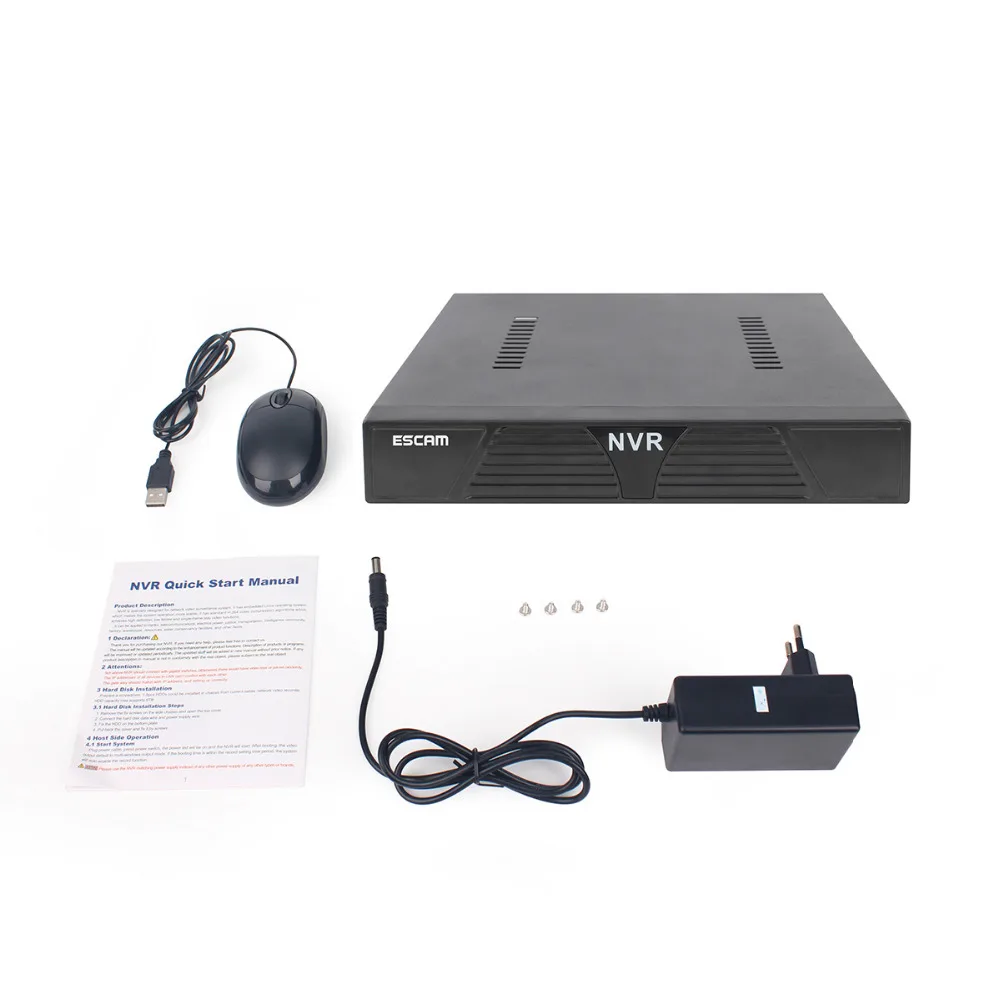 ESCAM K616 NVR HD 1080P 16CH Network Video Recorder H.264 HDMI-compatible/VGA Video Output Support Onvif P2P Cloud Service
ESCAM K616 NVR HD 1080P 16CH Network Video Recorder H.264 HDMI-compatible/VGA Video Output Support Onvif P2P Cloud Service