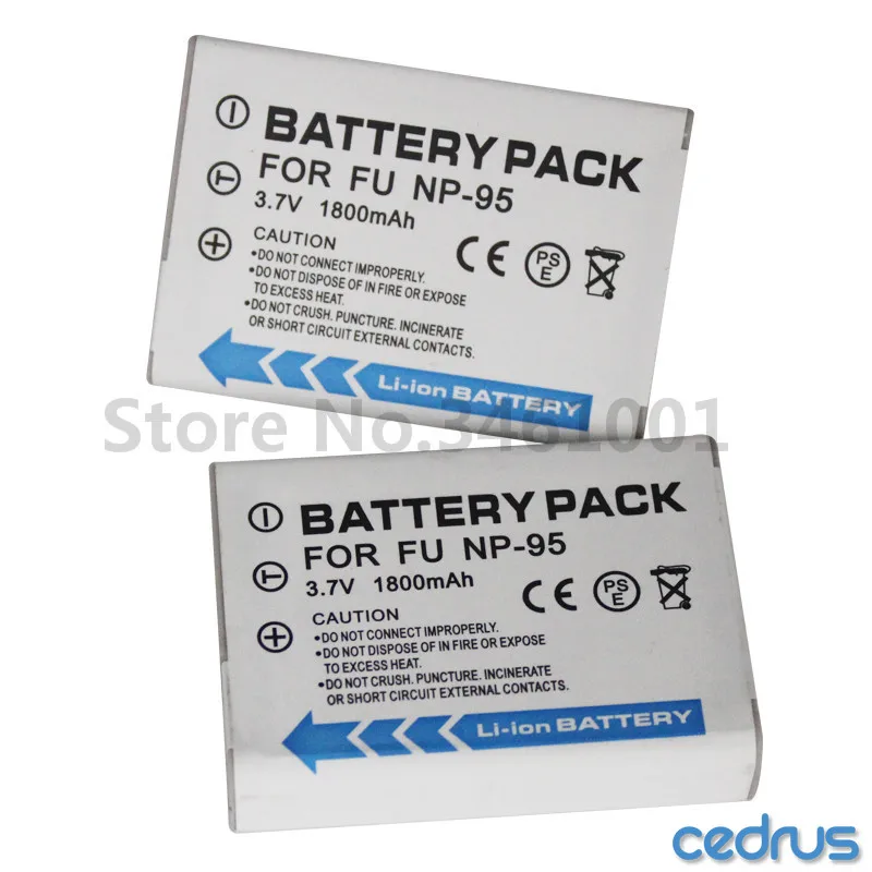 Cedrus NP95 FNP-95 Battery for Fujifilm X30, X100, X100S, X100T, X-S1, FinePix F30, F31 fd, F31fd, FinePix Real 3D W1
Cedrus NP95 FNP-95 Battery for Fujifilm X30, X100, X100S, X100T, X-S1, FinePix F30, F31 fd, F31fd, FinePix Real 3D W1
