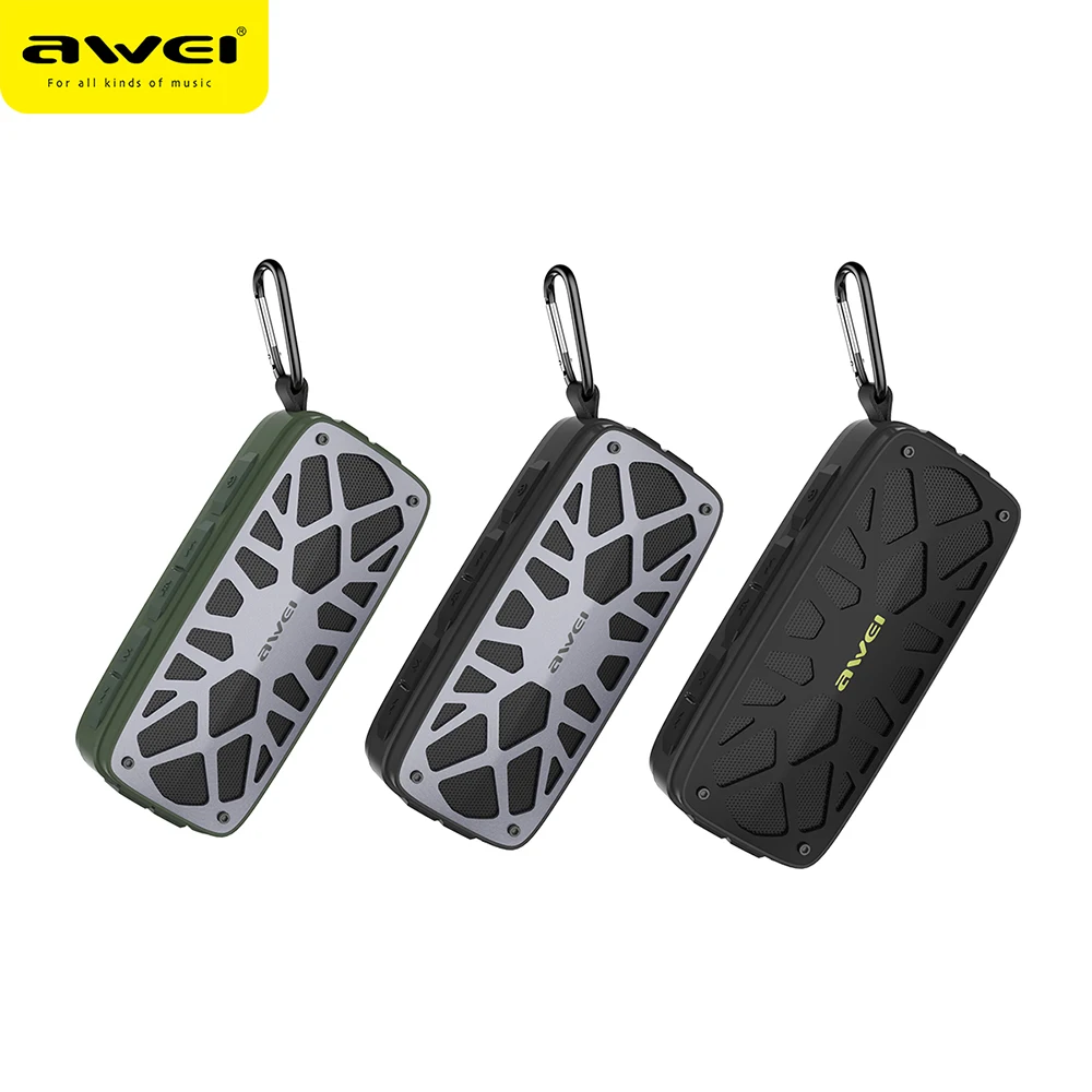 Awei Y330 2-Channel Stereo Bluetooth Speaker Deep Bass TWS Soundbar Wireless 6W Portable Outdoor Speaker Support TF Card USB
Awei Y330 2-Channel Stereo Bluetooth Speaker Deep Bass TWS Soundbar Wireless 6W Portable Outdoor Speaker Support TF Card USB