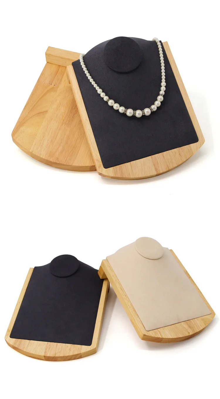 New Picture of Solid Wood Microfiber Neck Model Necklace Necklace Pendant Display Support Jewelry Props
New Picture of Solid Wood Microfiber Neck Model Necklace Necklace Pendant Display Support Jewelry Props