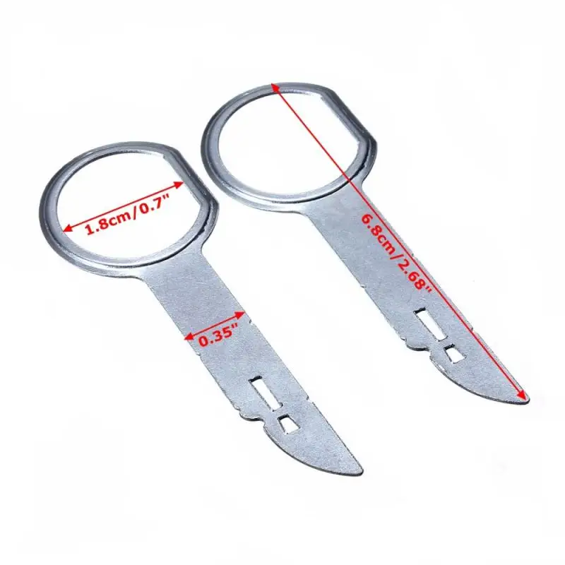 New Car Styling 4Pcs/ 2 Pair Radio Removal Key Pin Tool Stereo Head Unit Audio Tools For VW Keys Extraction Repair Tools
New Car Styling 4Pcs/ 2 Pair Radio Removal Key Pin Tool Stereo Head Unit Audio Tools For VW Keys Extraction Repair Tools
