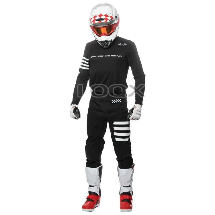 NEW 2021 Raven black Motocross Jersey & Pants MX Gear Set Combo Mtb Dirt Bike Off Road FLEX AIR Motorbike Clothing Racing Suit
NEW 2021 Raven black Motocross Jersey & Pants MX Gear Set Combo Mtb Dirt Bike Off Road FLEX AIR Motorbike Clothing Racing Suit