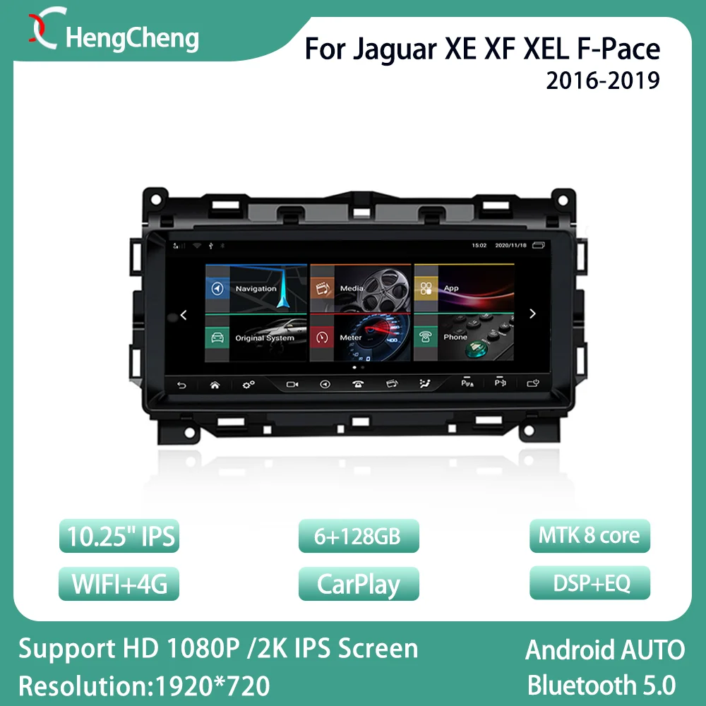 For Jaguar XE XF XEL F-Pace 2016-2019 smart multimedia video player stereo XF XE radio GPS 4G navigation CarPlay. 8-core 128G
For Jaguar XE XF XEL F-Pace 2016-2019 smart multimedia video player stereo XF XE radio GPS 4G navigation CarPlay. 8-core 128G