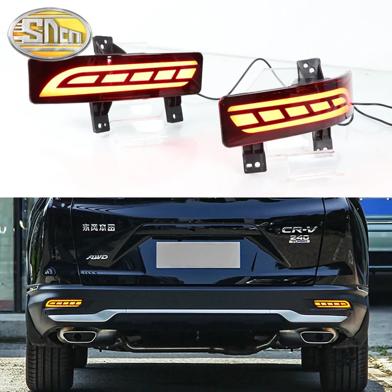2PCS For Honda CR-V CRV 2020 2021 3-in-1 Functions 12V LED Bumper Light Rear Fog Lamp Brake Light Dynamic Turn Signal Reflector 
2PCS For Honda CR-V CRV 2020 2021 3-in-1 Functions 12V LED Bumper Light Rear Fog Lamp Brake Light Dynamic Turn Signal Reflector
