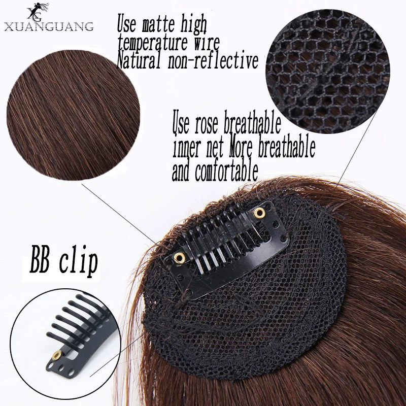 XUANGUANG Synthetic Wig Clip For Women's Front Bangs Fringed Hair Extensions On The Side Natural Bangs Hair Extensions Daily
XUANGUANG Synthetic Wig Clip For Women's Front Bangs Fringed Hair Extensions On The Side Natural Bangs Hair Extensions Daily