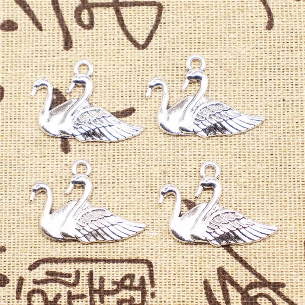 Подвески для изготовления ювелирных изделий, 20 шт., 28x20 мм, подвески в виде лебедя античного серебра
Подвески для изготовления ювелирных изделий, 20 шт., 28x20 мм, подвески в виде лебедя античного серебра