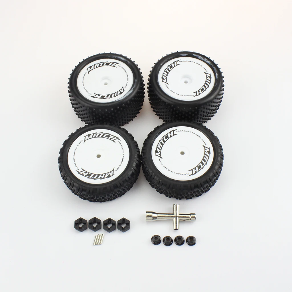 4Pcs Front and Rear Wheel Tires Tyre for Wltoys 104001 1/10 RC Car Upgrade Parts Accessories
4Pcs Front and Rear Wheel Tires Tyre for Wltoys 104001 1/10 RC Car Upgrade Parts Accessories