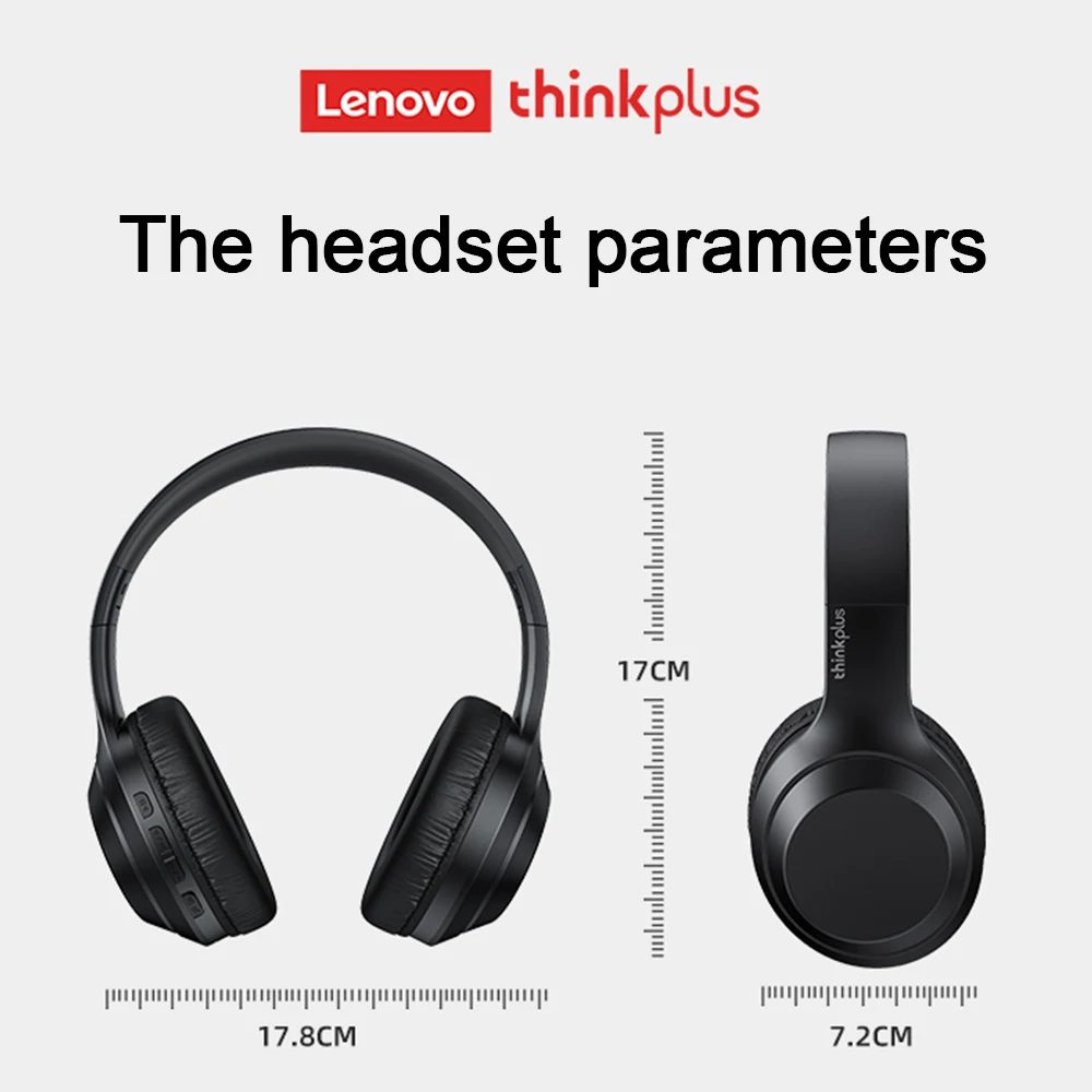 Lenovo Thinkplus TH10 Wireless Bluetooth Headset 5.0 With Microphone AUX Audio Interface Dual Power Loudspeakers Headphones
Lenovo Thinkplus TH10 Wireless Bluetooth Headset 5.0 With Microphone AUX Audio Interface Dual Power Loudspeakers Headphones