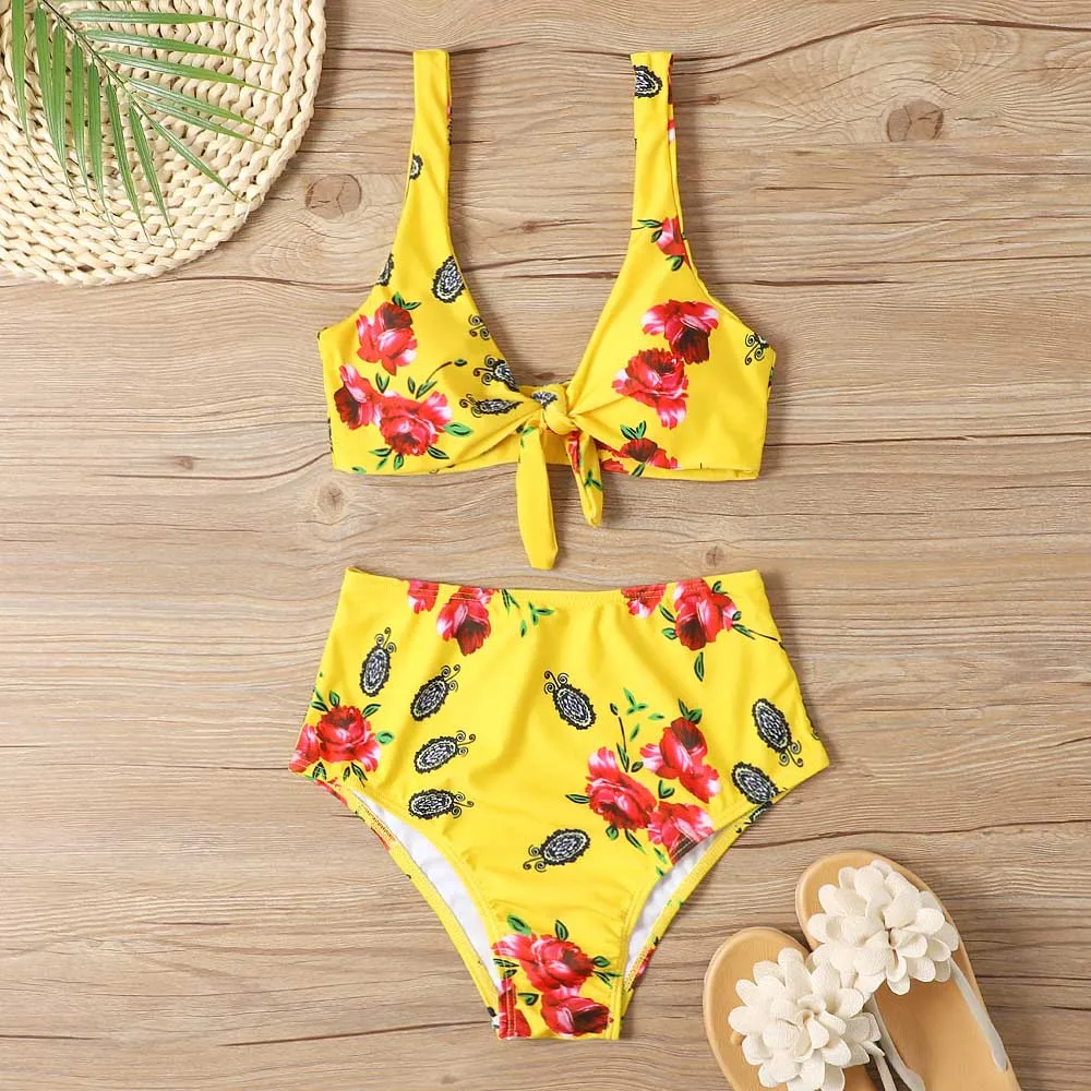 Bikinis 2021 Women High Waist Swimsuit Solid Summer Swimwear Swimming Suit Beachwear Bathing Biquine Bandeau
Bikinis 2021 Women High Waist Swimsuit Solid Summer Swimwear Swimming Suit Beachwear Bathing Biquine Bandeau