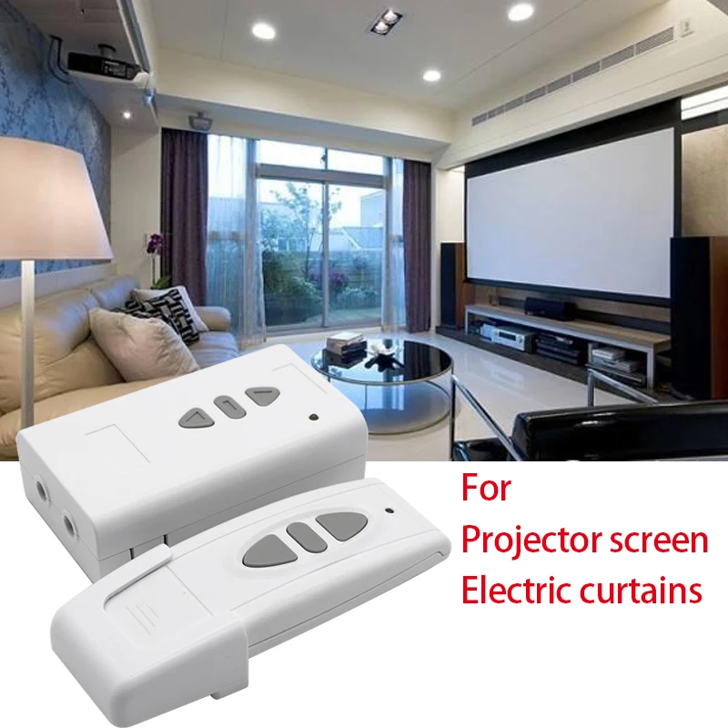 433MHzWireless motor remote switch controller receiver forward and reverse stop stop wall transmitter manual button limit switch
433MHzWireless motor remote switch controller receiver forward and reverse stop stop wall transmitter manual button limit switch
