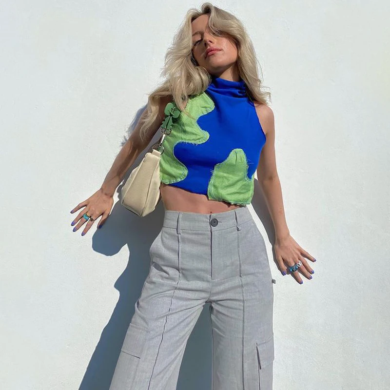 Big Pockets Patchwork Trouser Suits Women Grey High Waist Baggy Oversize Wide Leg Jogging Sweatpants Casual Capri Pants Iamhotty
Big Pockets Patchwork Trouser Suits Women Grey High Waist Baggy Oversize Wide Leg Jogging Sweatpants Casual Capri Pants Iamhotty