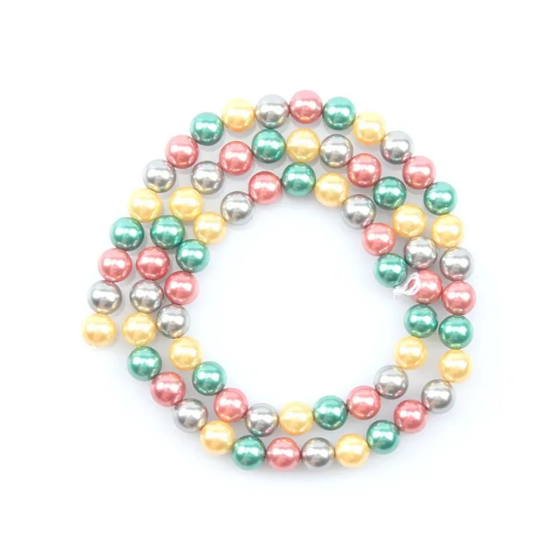 Natural Green Yellow Gray Shell Beads 6MM-12MM Round Loose Beads for Needlework Jewelry Making Diy Bracelets Necklace 15 Inches
Natural Green Yellow Gray Shell Beads 6MM-12MM Round Loose Beads for Needlework Jewelry Making Diy Bracelets Necklace 15 Inches